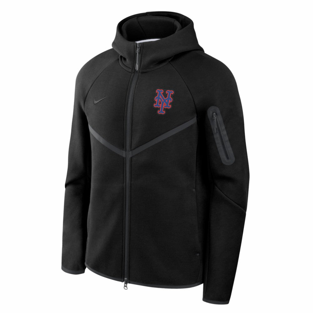 MLB New York Mets Nike Tech Fleece Raglan Full-Zip Windrunner Hoodie