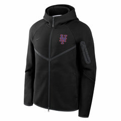 MLB New York Mets Nike Tech Fleece Raglan Full-Zip Windrunner Hoodie