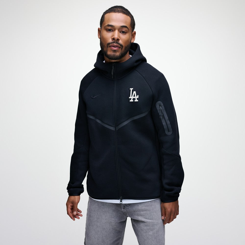 MLB Los Angeles Dodgers Nike Tech Fleece Raglan Full-Zip Windrunner Hoodie