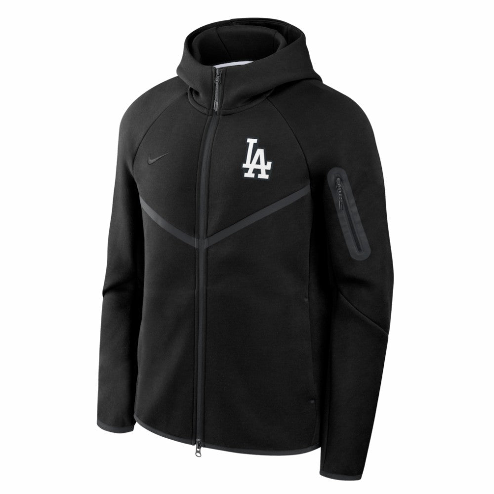 MLB Los Angeles Dodgers Nike Tech Fleece Raglan Full-Zip Windrunner Hoodie