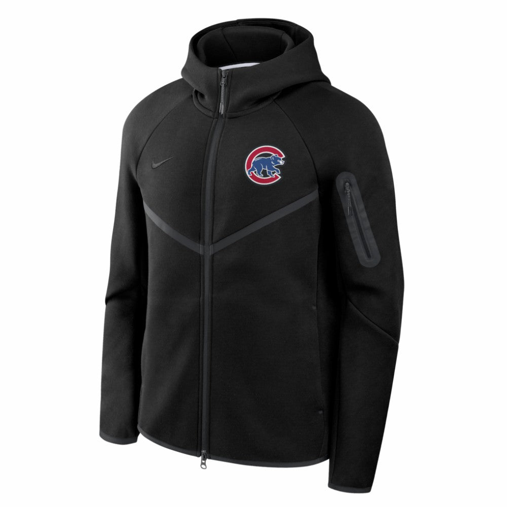MLB Chicago Cubs Nike Tech Fleece Raglan Full-Zip Windrunner Hoodie