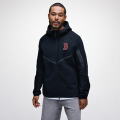 MLB Boston Red Sox Nike Tech Fleece Raglan Full-Zip Windrunner Hoodie
