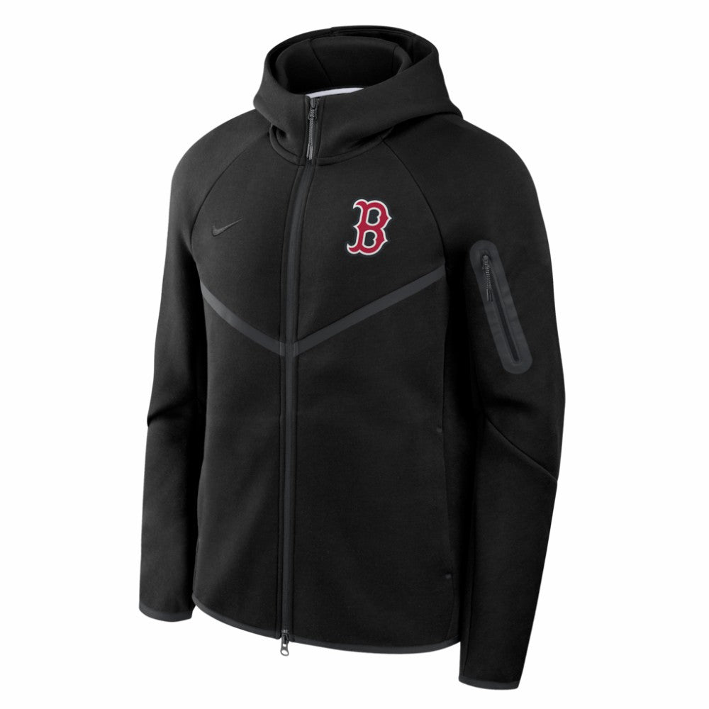 MLB Boston Red Sox Nike Tech Fleece Raglan Full-Zip Windrunner Hoodie