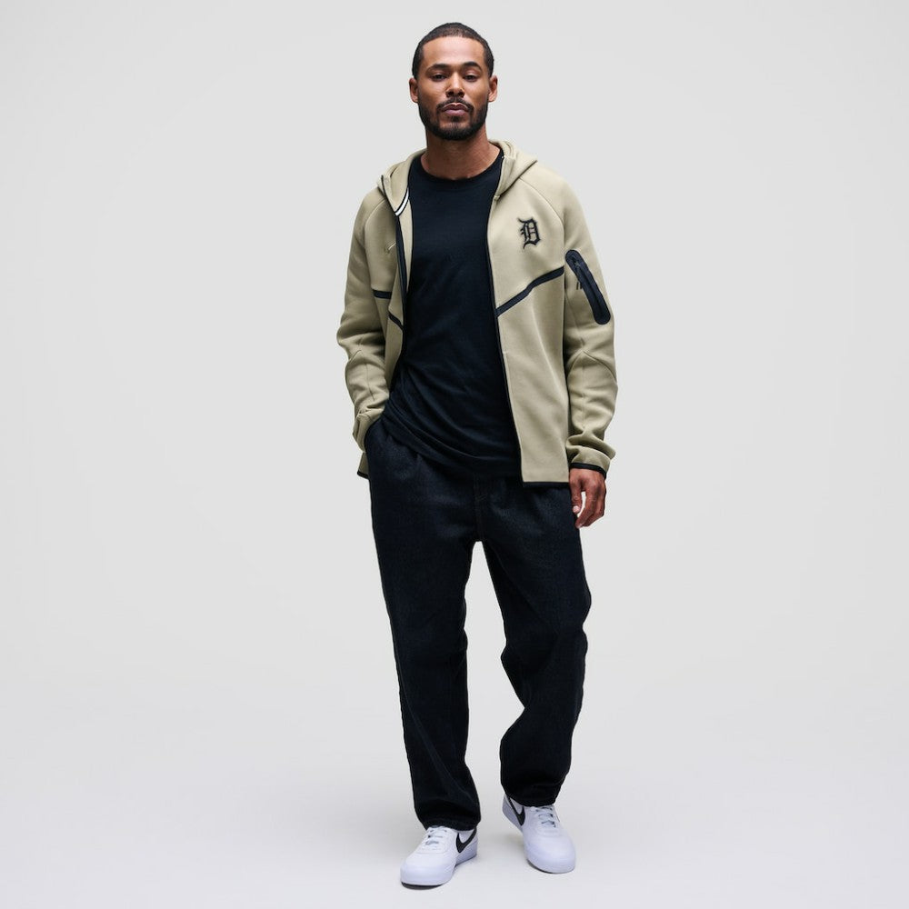 MLB Detroit Tigers Nike Tech Fleece Raglan Full-Zip Windrunner Hoodie