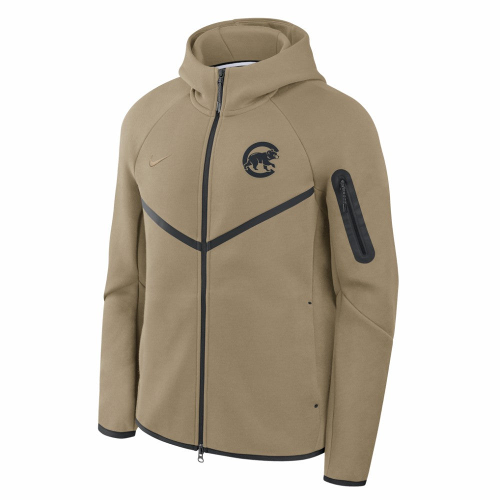 MLB Chicago Cubs Nike Tech Fleece Raglan Full-Zip Windrunner Hoodie