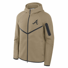 MLB Atlanta Braves Nike Tech Fleece Raglan Full-Zip Windrunner Hoodie
