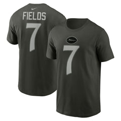 Justin Fields  2025 Rivalries Collection Player Name & Number T-Shirt - New York Jets