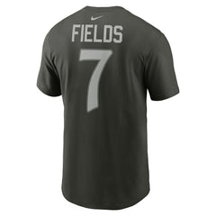 Justin Fields  2025 Rivalries Collection Player Name & Number T-Shirt - New York Jets