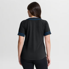 MLB Los Angeles Dodgers Fanatics Women's Diva Race Ahead Raglan V-Neck T-Shirt