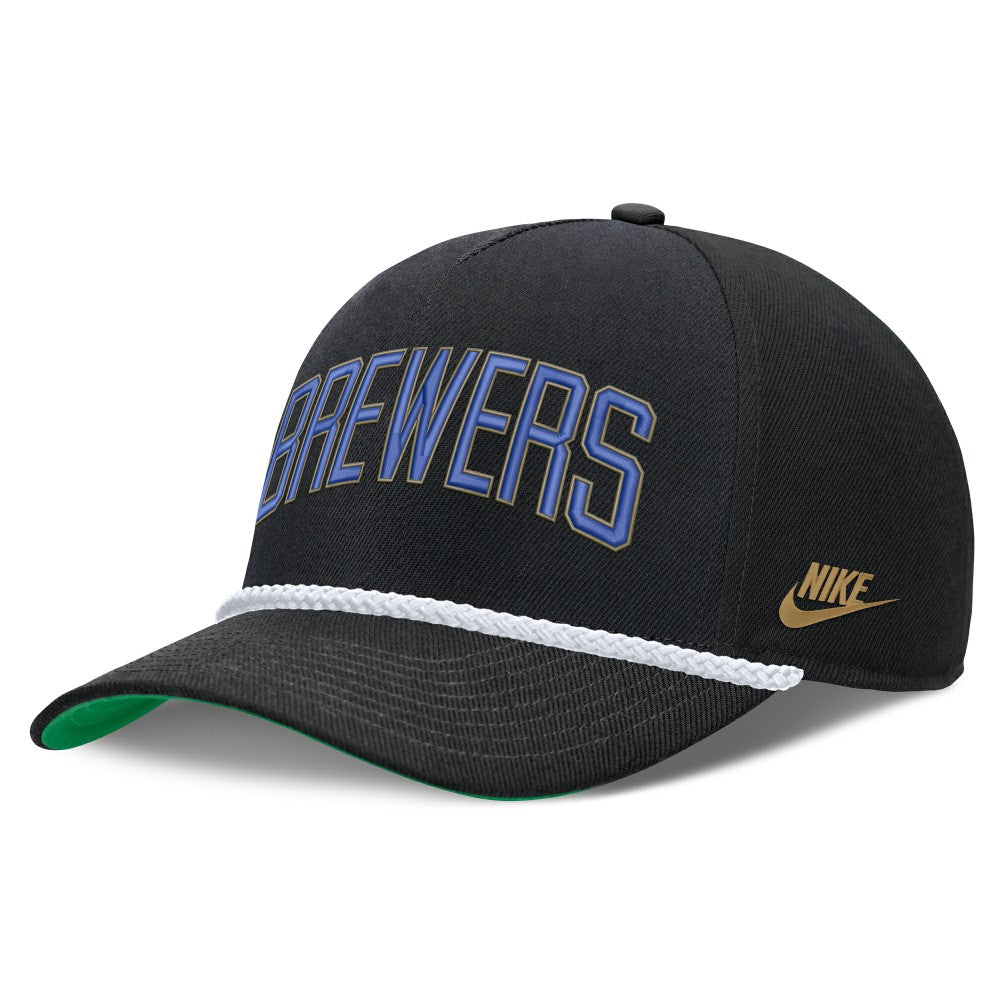 MLB Milwaukee Brewers Nike Cooperstown Collection Rise Adjustable Hat