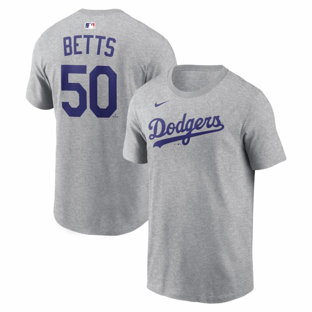 MLB Mookie Betts Los Angeles Dodgers Nike Name & Number T-Shirt
