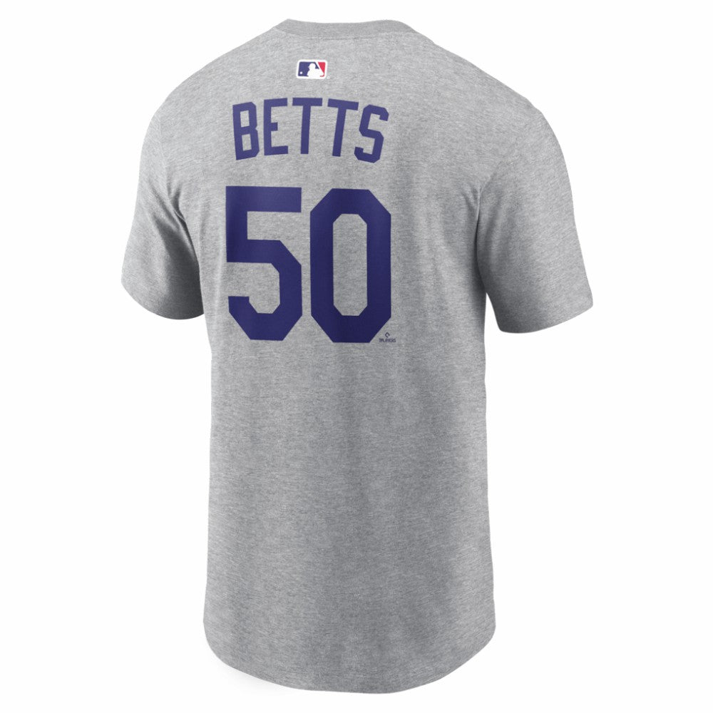MLB Mookie Betts Los Angeles Dodgers Nike Name & Number T-Shirt