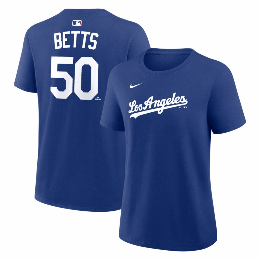 MLB Mookie Betts Los Angeles Dodgers Nike Women's Alternate Name & Number T-Shirt