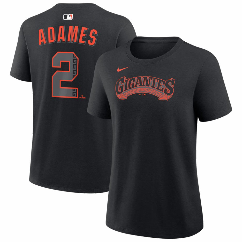 MLB Willy Adames San Francisco Giants Nike Women's Alternate Name & Number T-Shirt