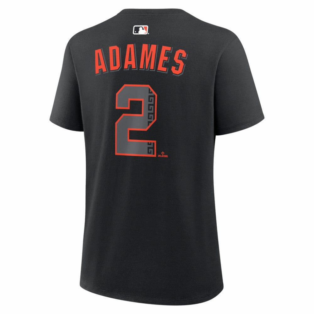 MLB Willy Adames San Francisco Giants Nike Women's Alternate Name & Number T-Shirt