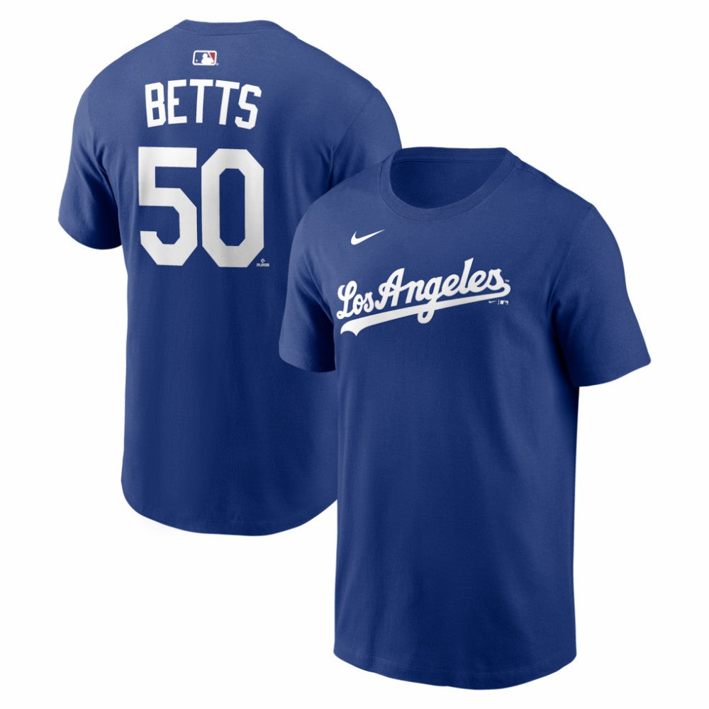 MLB Mookie Betts Los Angeles Dodgers Nike Alternate Name & Number T-Shirt
