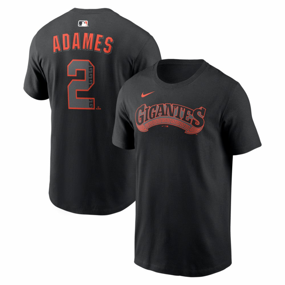MLB Willy Adames San Francisco Giants Nike Alternate Name & Number T-Shirt