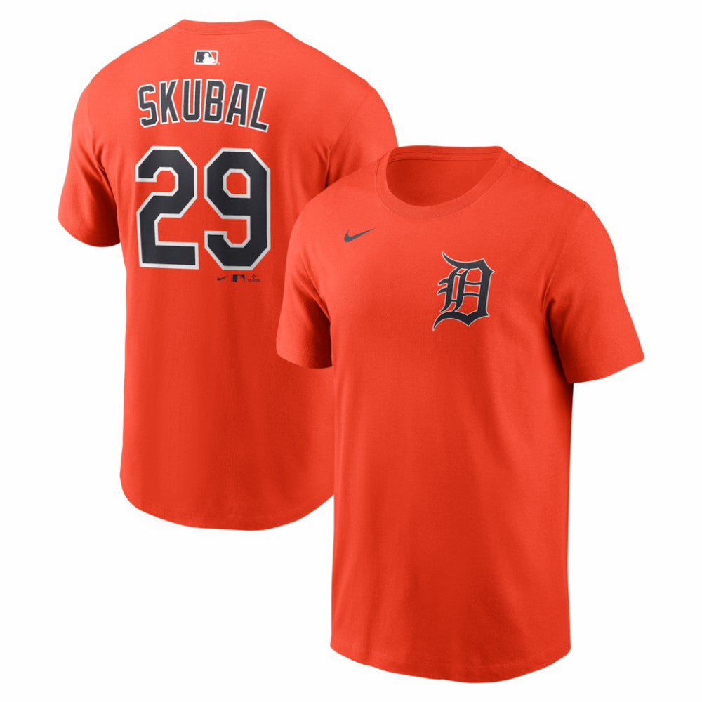 MLB Tarik Skubal Detroit Tigers Nike Name & Number T-Shirt