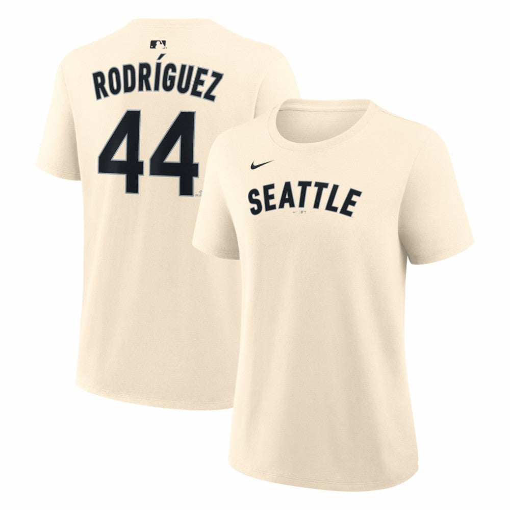 MLB Julio Rodriguez Seattle Mariners Nike Women's Name & Number T-Shirt