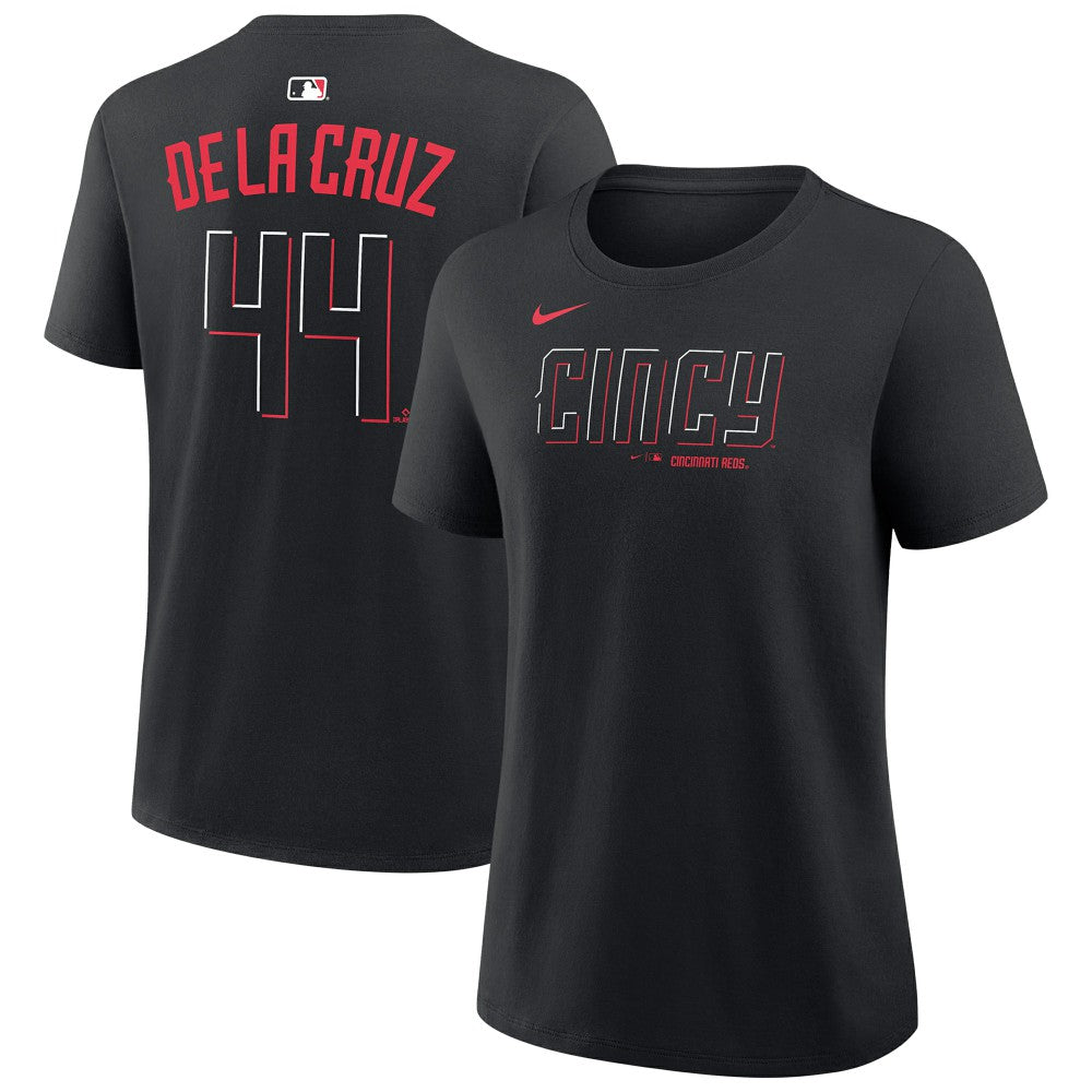 MLB Elly De La Cruz Cincinnati Reds Nike Women's Name & Number T-Shirt