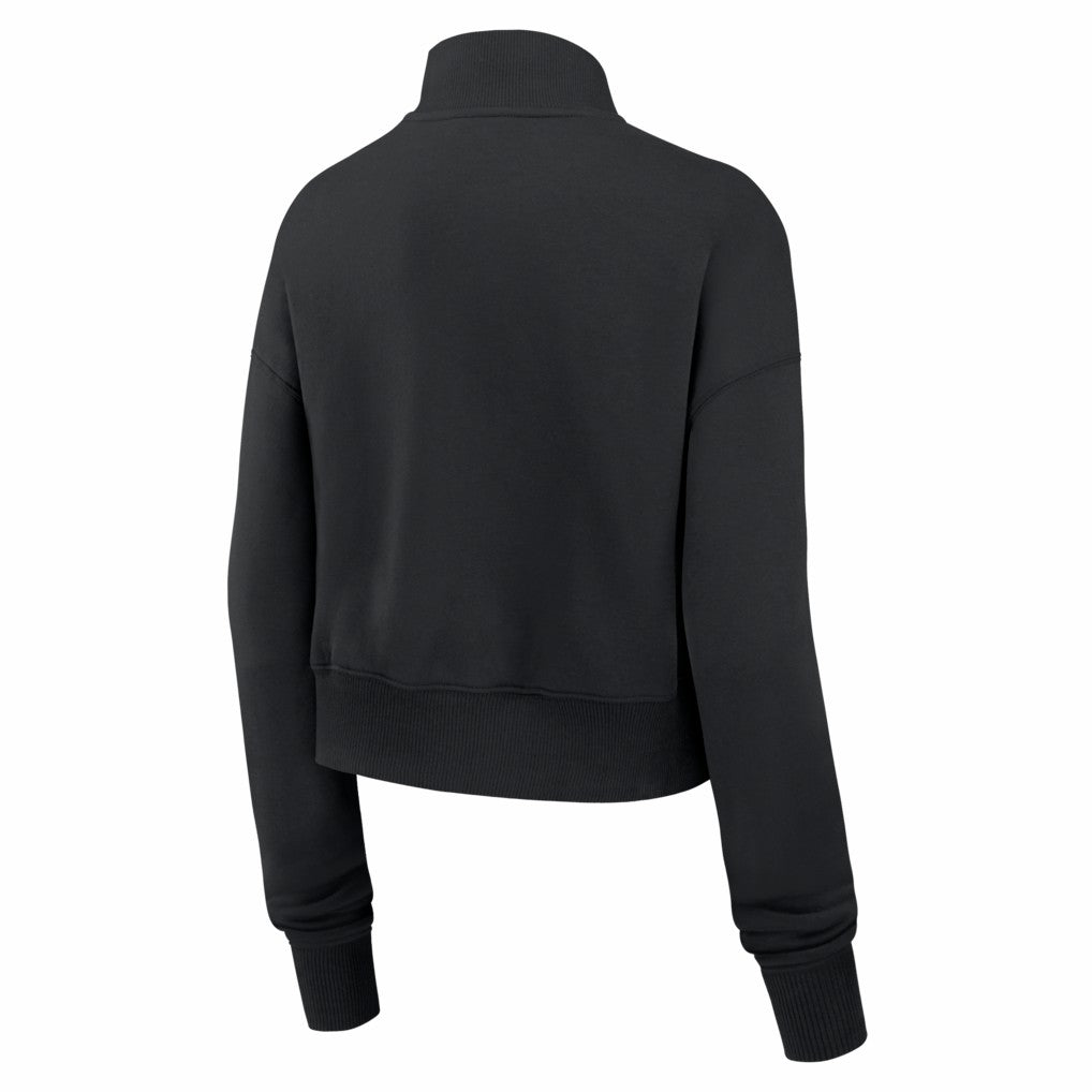 Women's Legacy Phoenix Fleece Cropped Half-Zip Sweatshirt - Denver Broncos