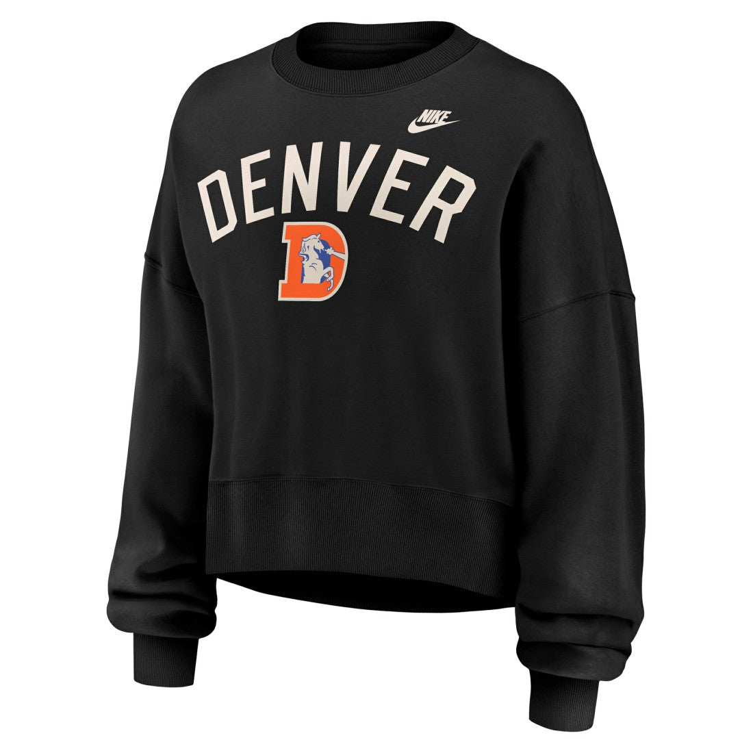 Women's Oversized High Hip Legacy Arch Phoenix Fleece Sweatshirt - Denver Broncos