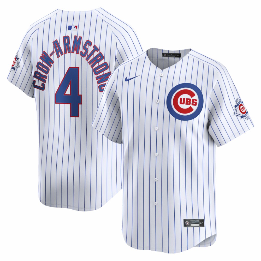 MLB Pete Crow-Armstrong Chicago Cubs Nike 150th Anniversary Limited Jersey