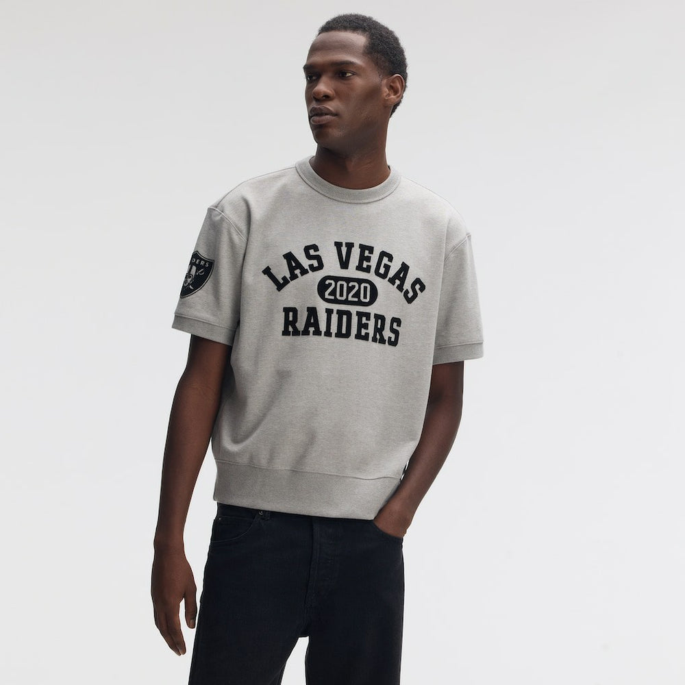 IconicFleece Short Sleeve Sweatshirt - Las Vegas Raiders