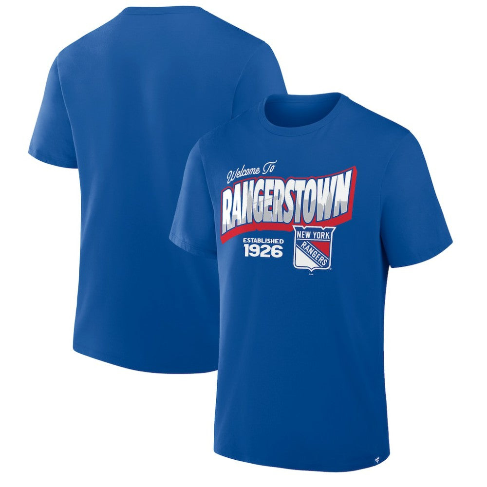 NHL Blue New York Rangers Fanatics Hometown Local T-Shirt
