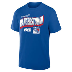 NHL Blue New York Rangers Fanatics Hometown Local T-Shirt