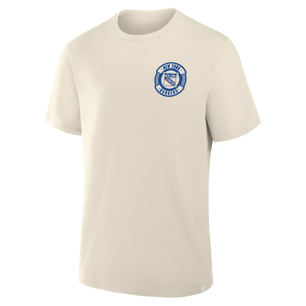 NHL Cream New York Rangers Fanatics Team Culture T-Shirt