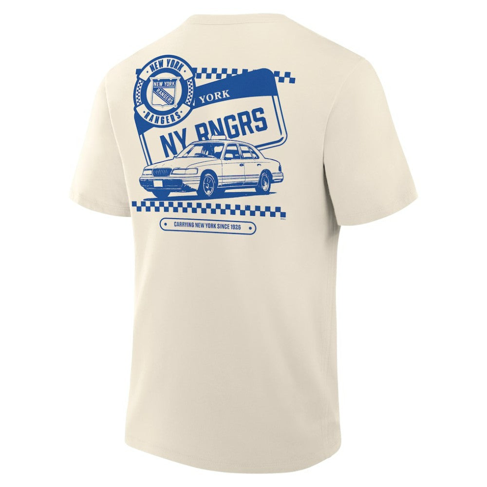 NHL Cream New York Rangers Fanatics Team Culture T-Shirt