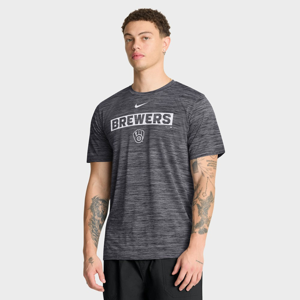 MLB Milwaukee Brewers Nike Velocity Dri-FIT T-Shirt