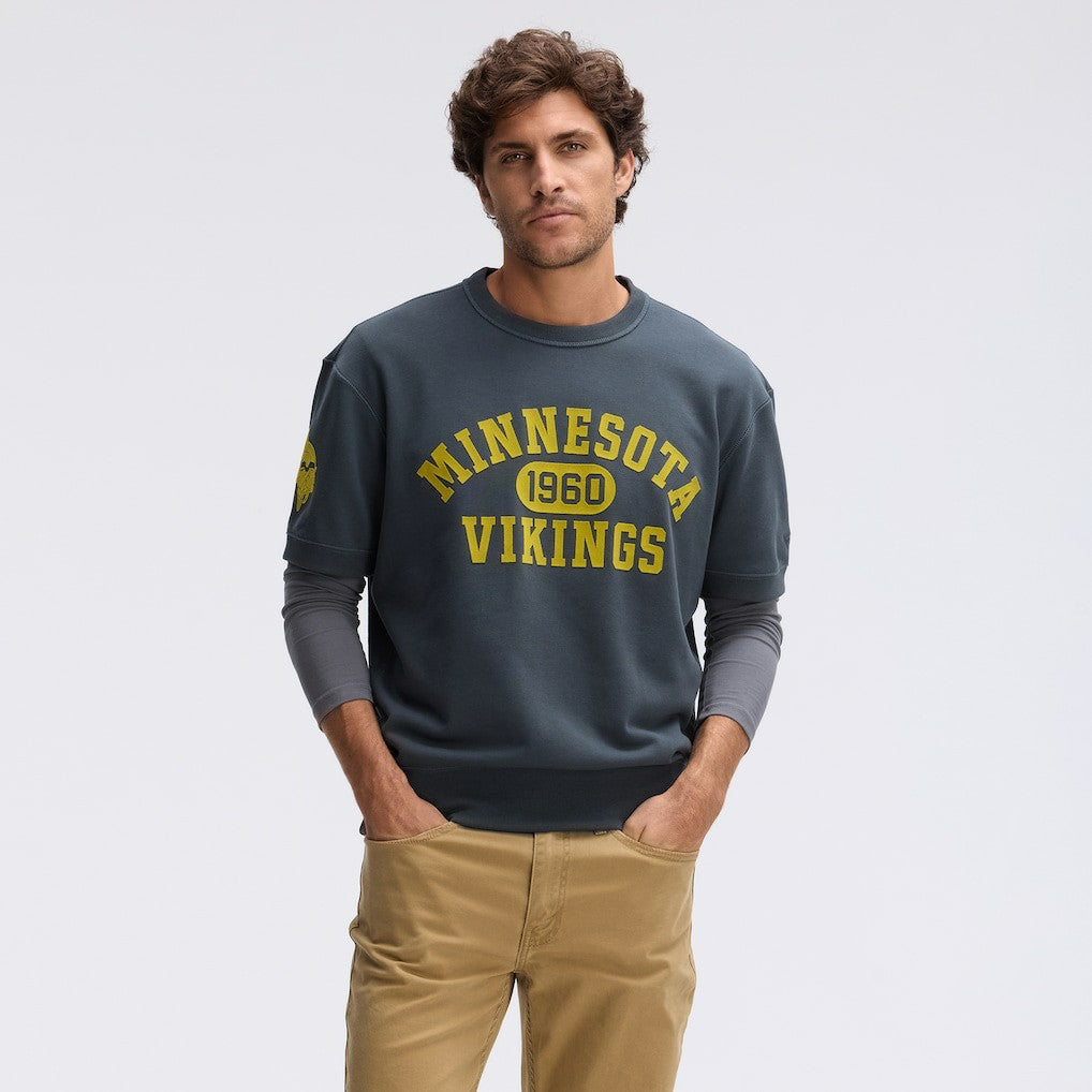 IconicFleece Short Sleeve Sweatshirt - Minnesota Vikings