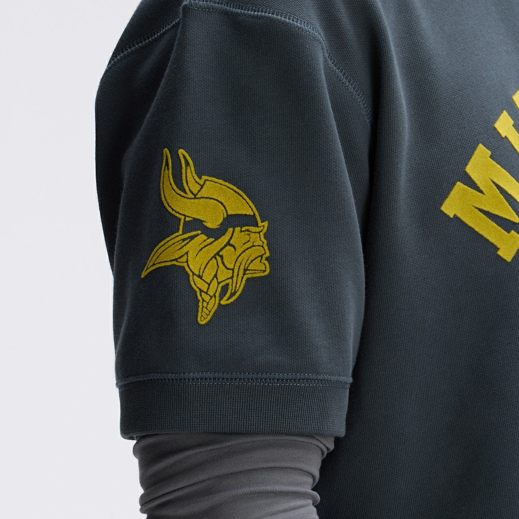IconicFleece Short Sleeve Sweatshirt - Minnesota Vikings