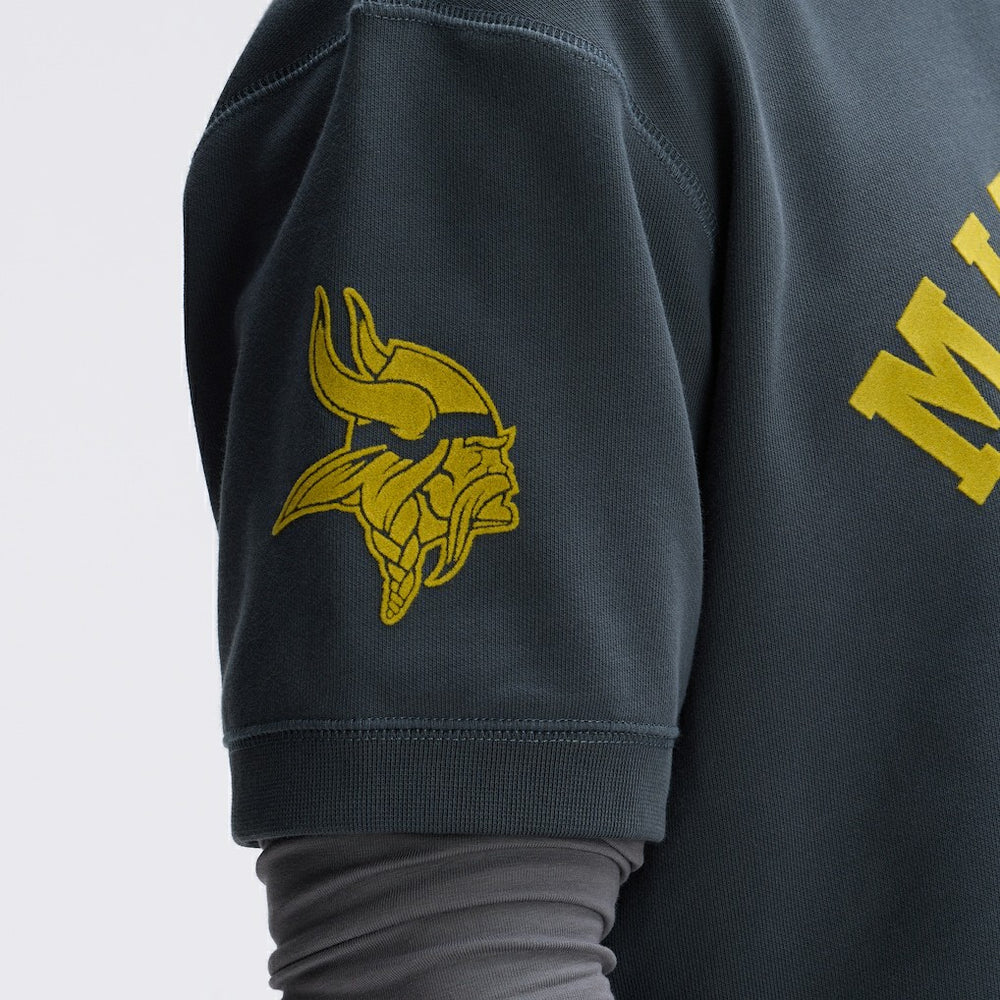 IconicFleece Short Sleeve Sweatshirt - Minnesota Vikings