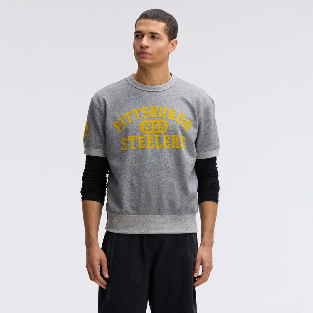 IconicFleece Short Sleeve Sweatshirt - Pittsburgh Steelers