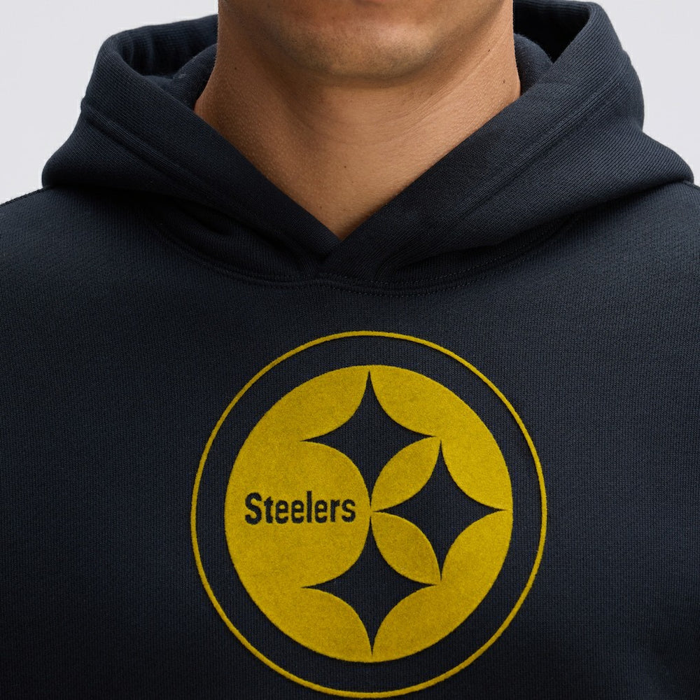 IconicFleece Flocked Hoodie - Pittsburgh Steelers