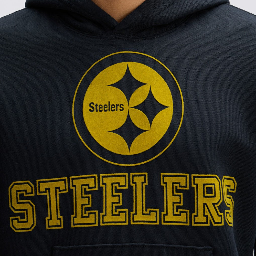 IconicFleece Flocked Hoodie - Pittsburgh Steelers