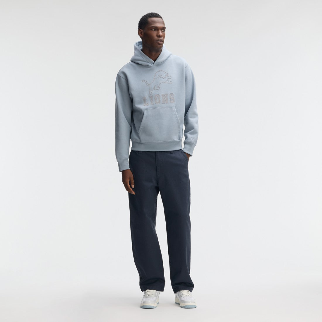 IconicFleece Flocked Hoodie - Detroit Lions
