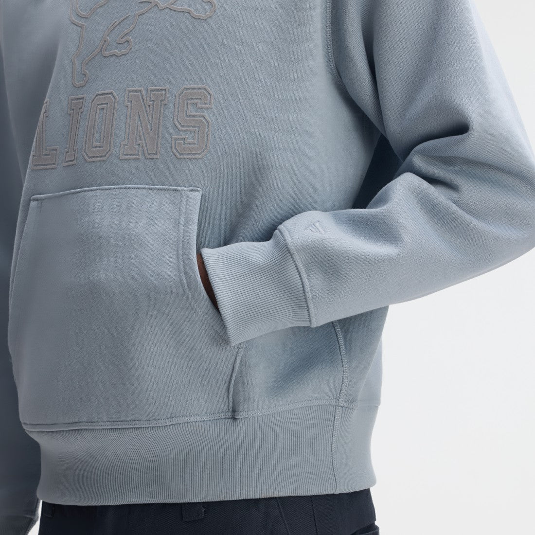 IconicFleece Flocked Hoodie - Detroit Lions