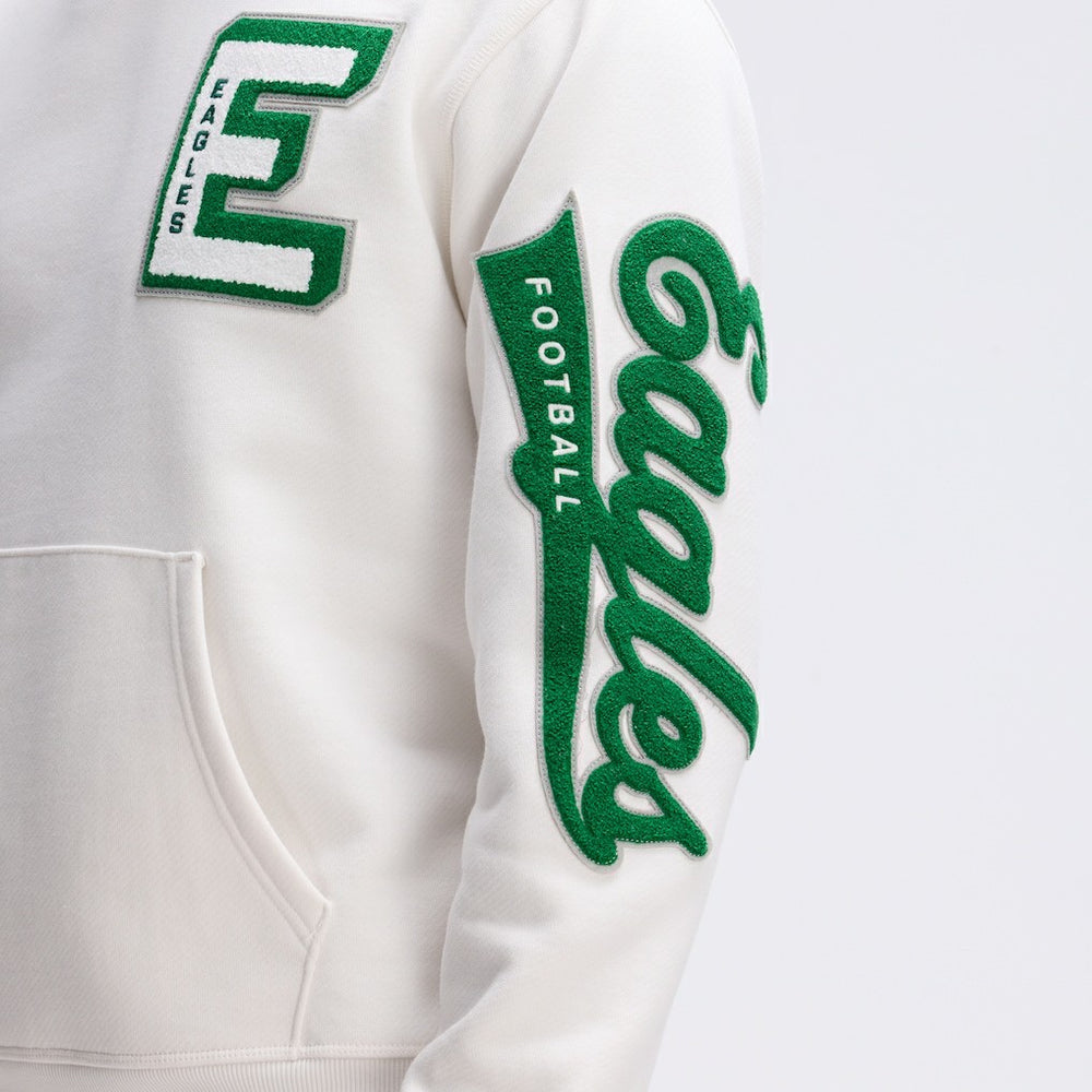 IconicFleece Letterman Hoodie - Philadelphia Eagles