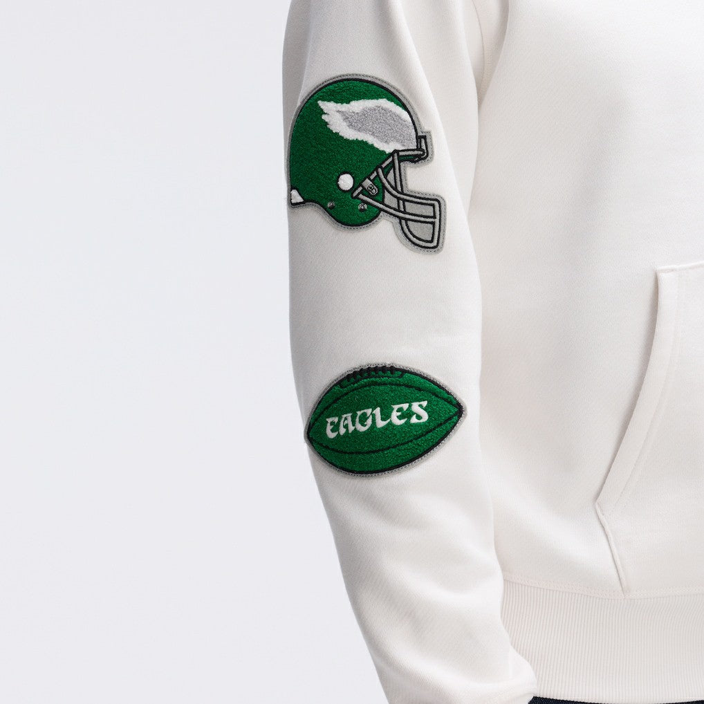 IconicFleece Letterman Hoodie - Philadelphia Eagles