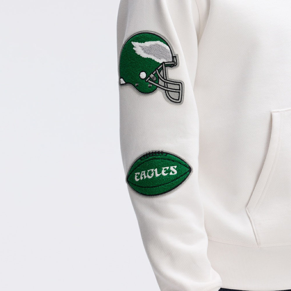 IconicFleece Letterman Hoodie - Philadelphia Eagles