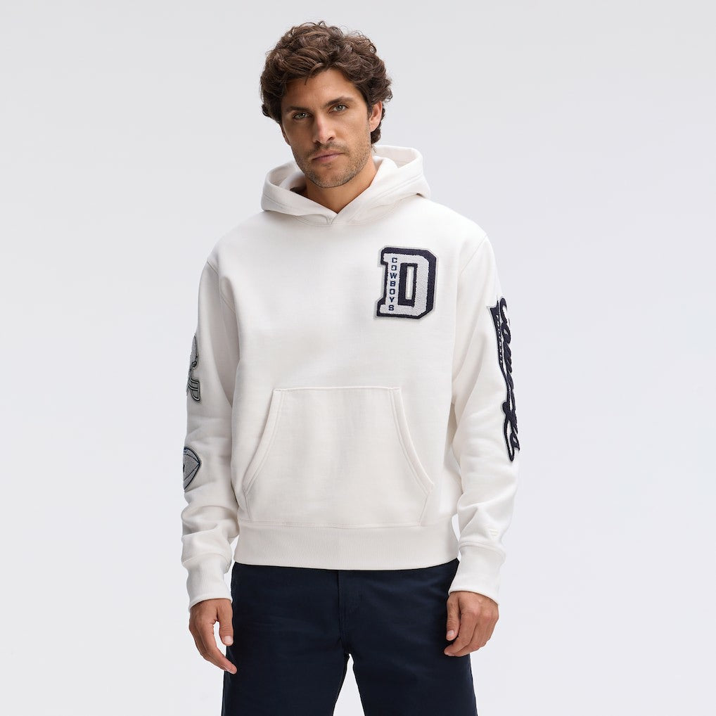 IconicFleece Letterman Hoodie - Dallas Cowboys