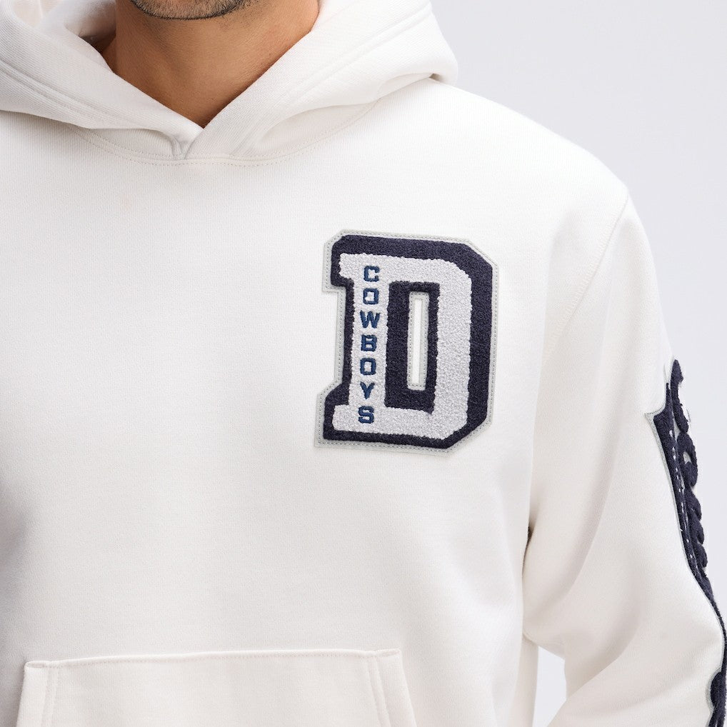 IconicFleece Letterman Hoodie - Dallas Cowboys