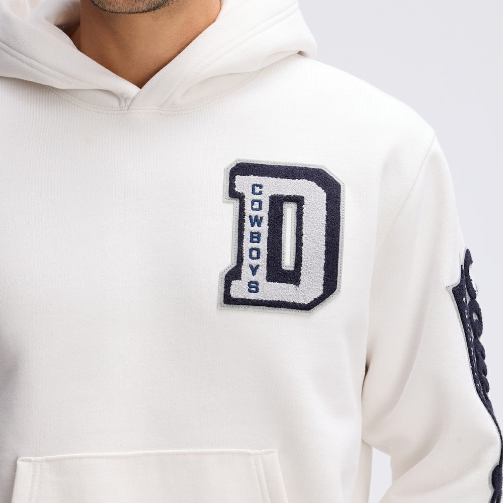 IconicFleece Letterman Hoodie - Dallas Cowboys