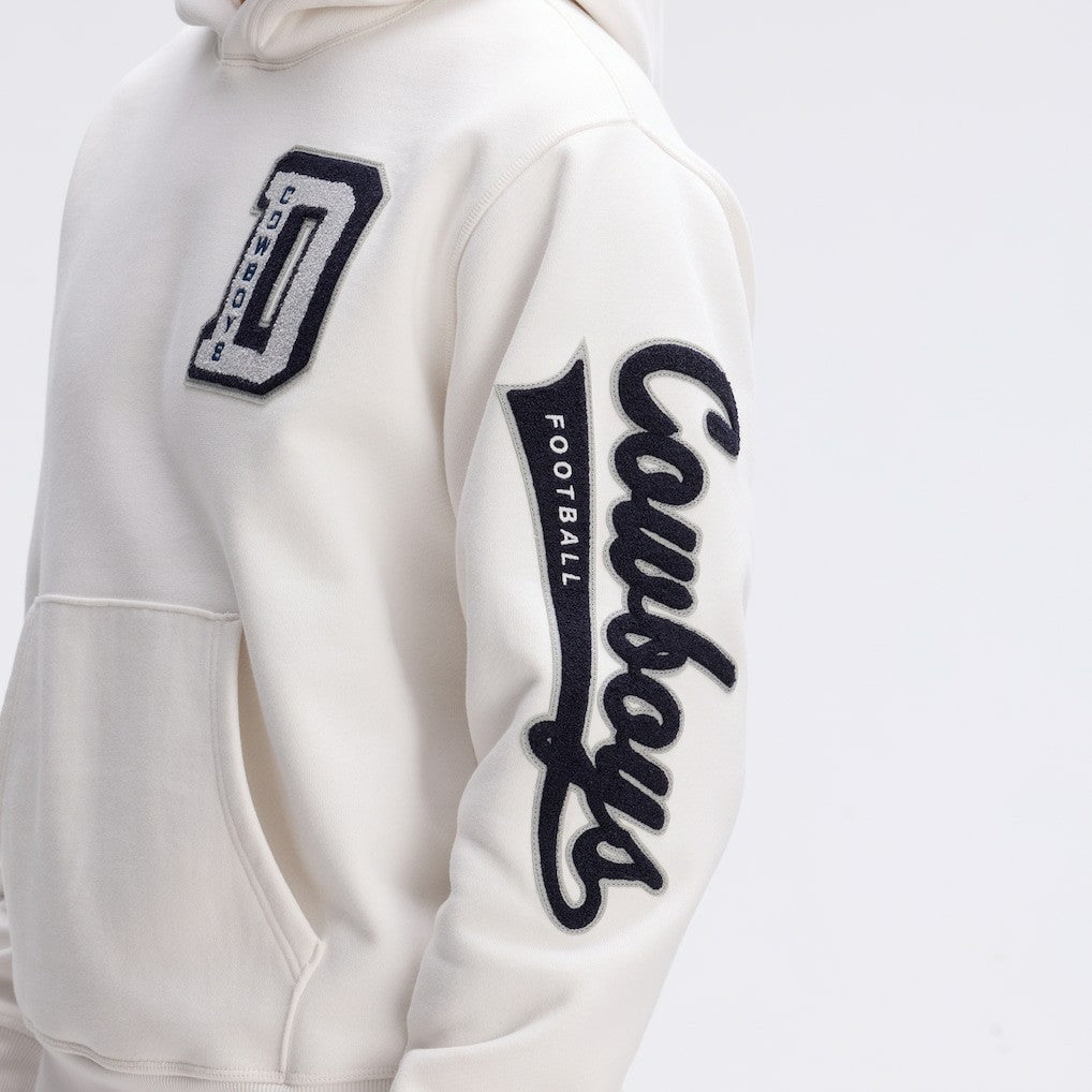 IconicFleece Letterman Hoodie - Dallas Cowboys
