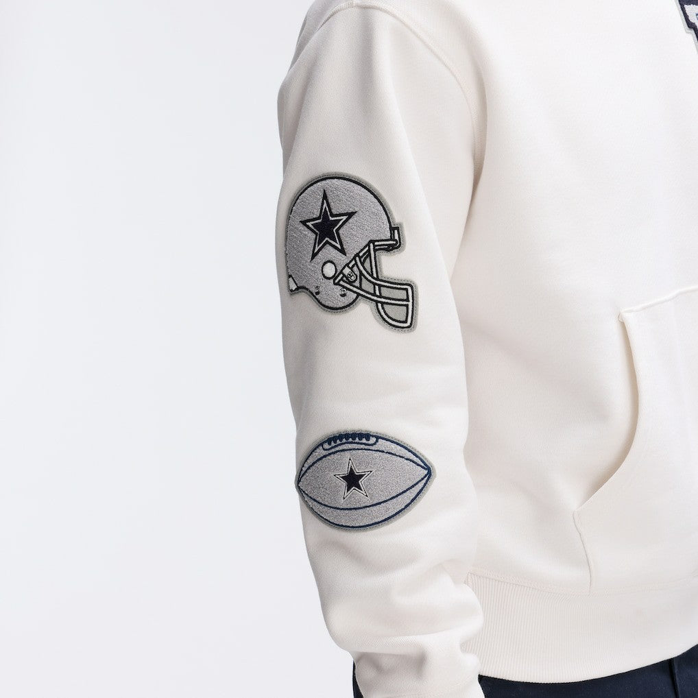 IconicFleece Letterman Hoodie - Dallas Cowboys