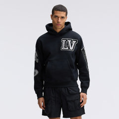 IconicFleece Letterman Hoodie - Las Vegas Raiders